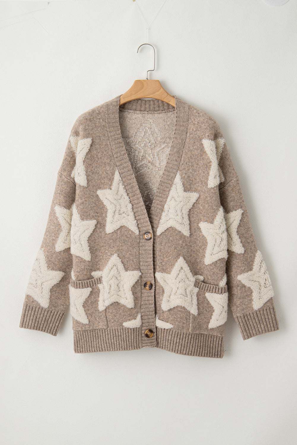 Clare Sherpa Star Cardigan