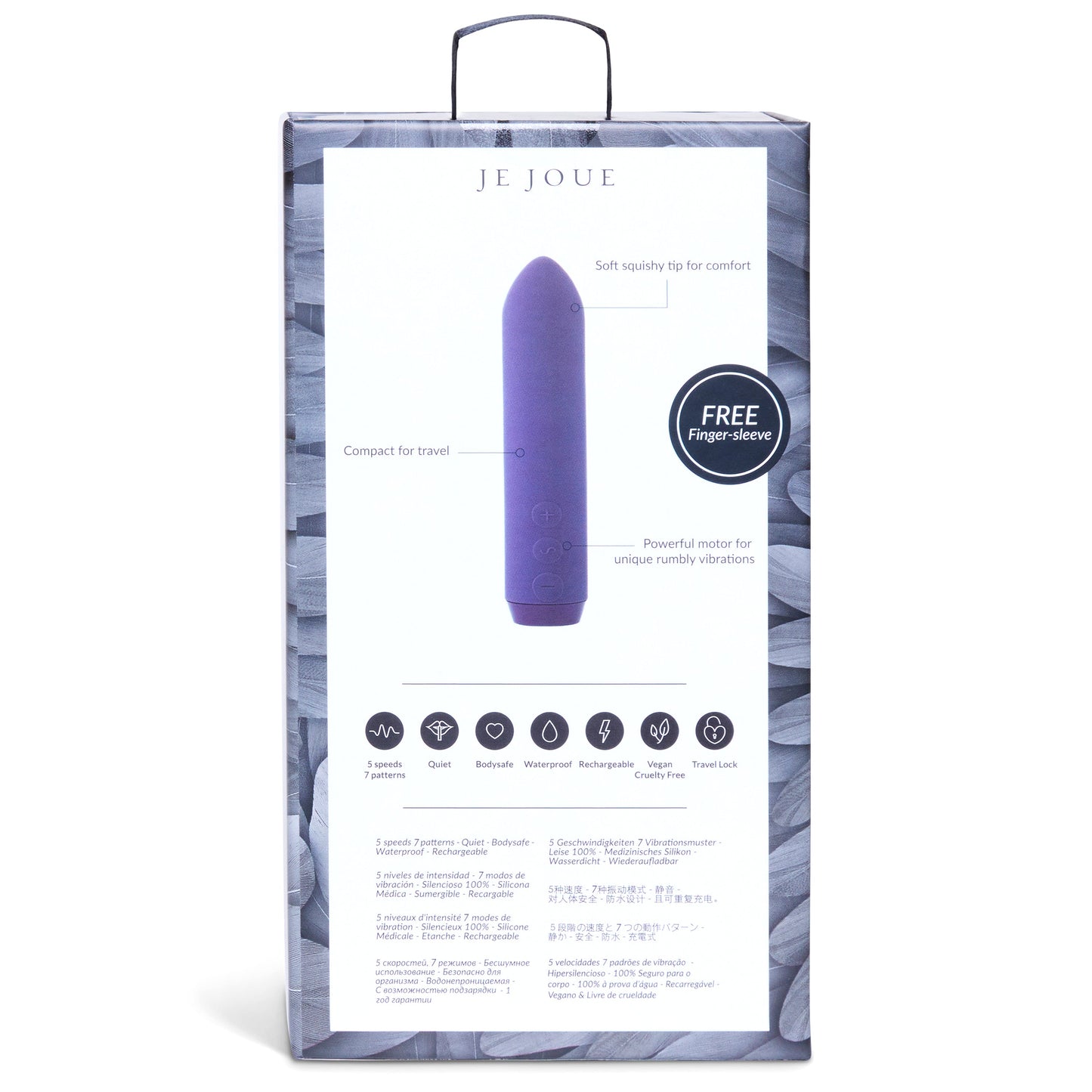 Je Joue Classic Rechargeable Bullet Vibrator Purple