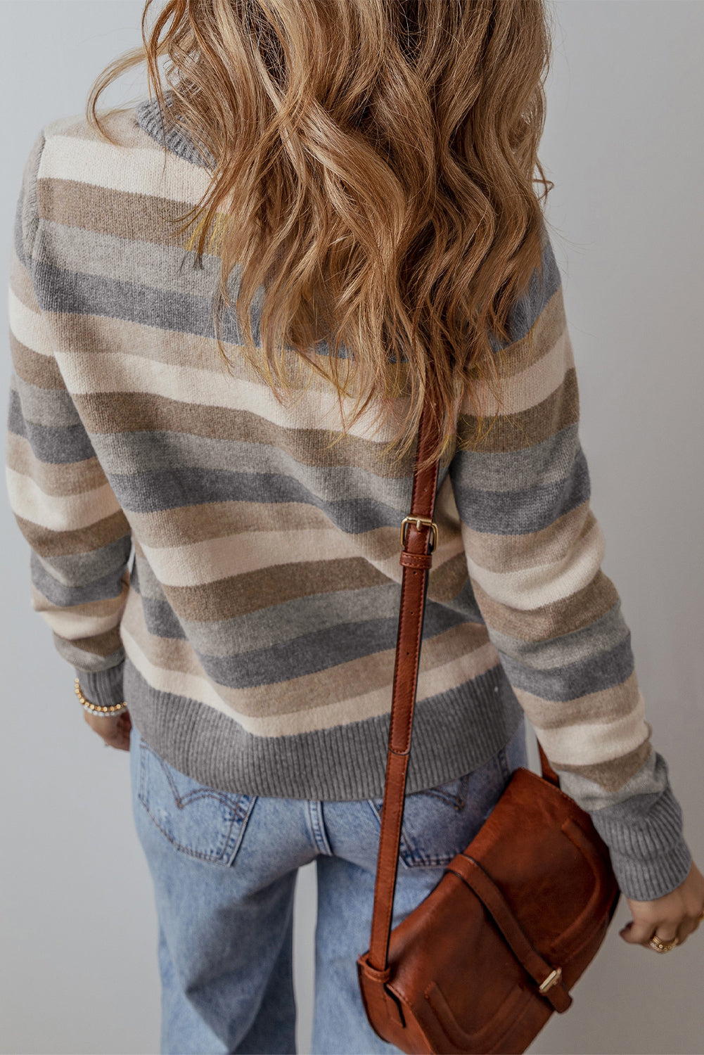 Eliana Stripe Ribbed Sweater